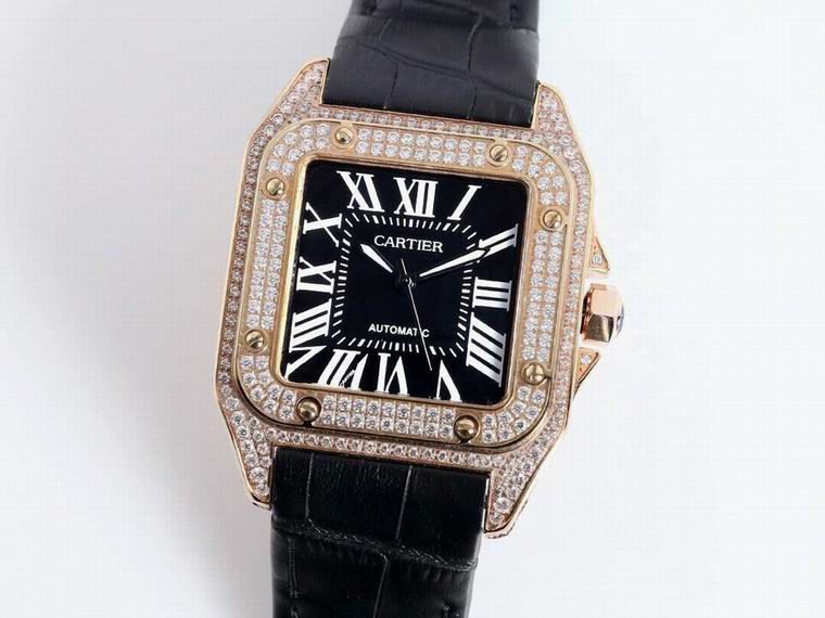 Picture of Cartier Watches Men Santos De Cartier _SKU2109cartier-watch-mb-1118012846